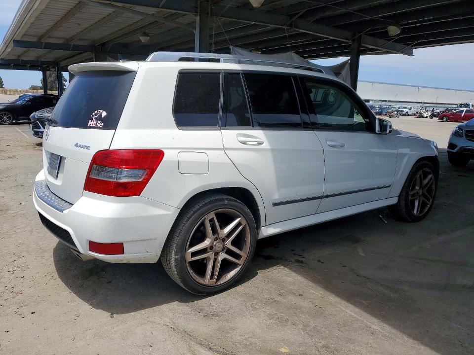 2011 Mercedes-benz Glk-class VIN WDCGG8HB9BF640670 COPART salvage auction — FRONT END, Ca - Salvage Certificate, sold $1,500 on 2026-07-14 (photo 3)