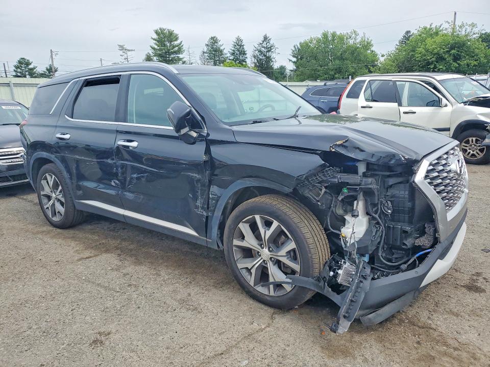 2022 Hyundai Palisade VIN KM8R4DHE2NU344122 COPART salvage auction — FRONT END, Pa - Certificate Of Salvage, sold $6,200 on 2026-07-17 (photo 4)