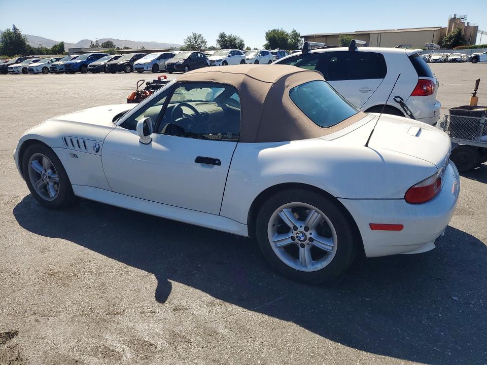 2001 BMW Z3 VIN WBACN33471LM01122 COPART salvage auction — FRONT END, CA - SALVAGE CERTIFICATE, sold $500 on 2026-08-04 (photo 2)