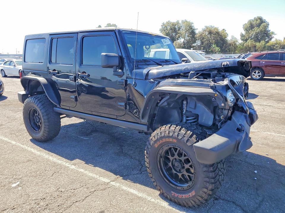 2018 Jeep VIN 1C4BJWFG6JL809774 COPART salvage auction — FRONT END, Ca - Salvage Certificate, sold $6,800 on 2026-07-24 (photo 4)