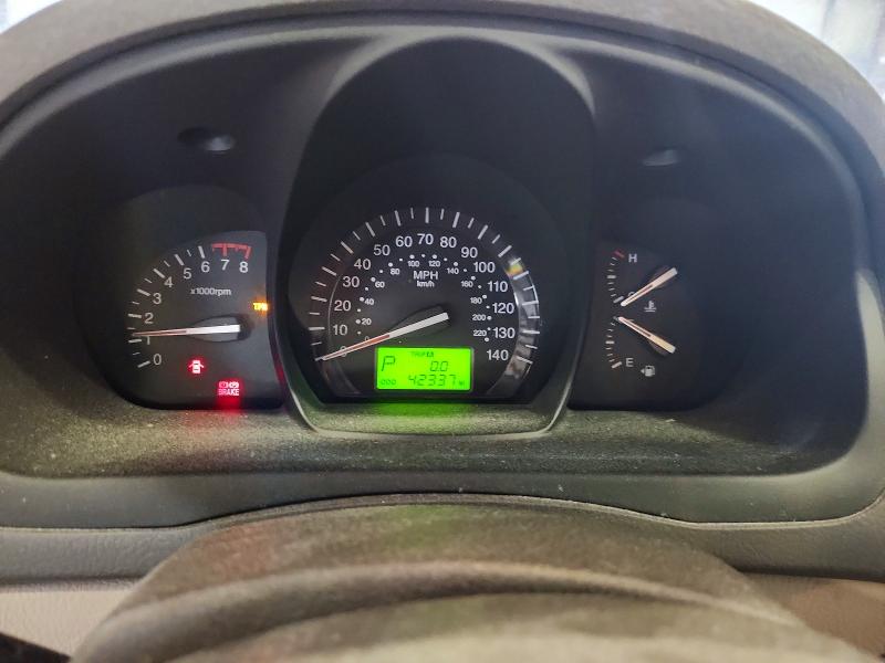 2009 Kia Spectra VIN KNAFE221095615433 COPART salvage auction — FRONT END, Fl - Cert Of Title Slvg Rebuildable, sold $575 on 2026-07-27 (photo 9)