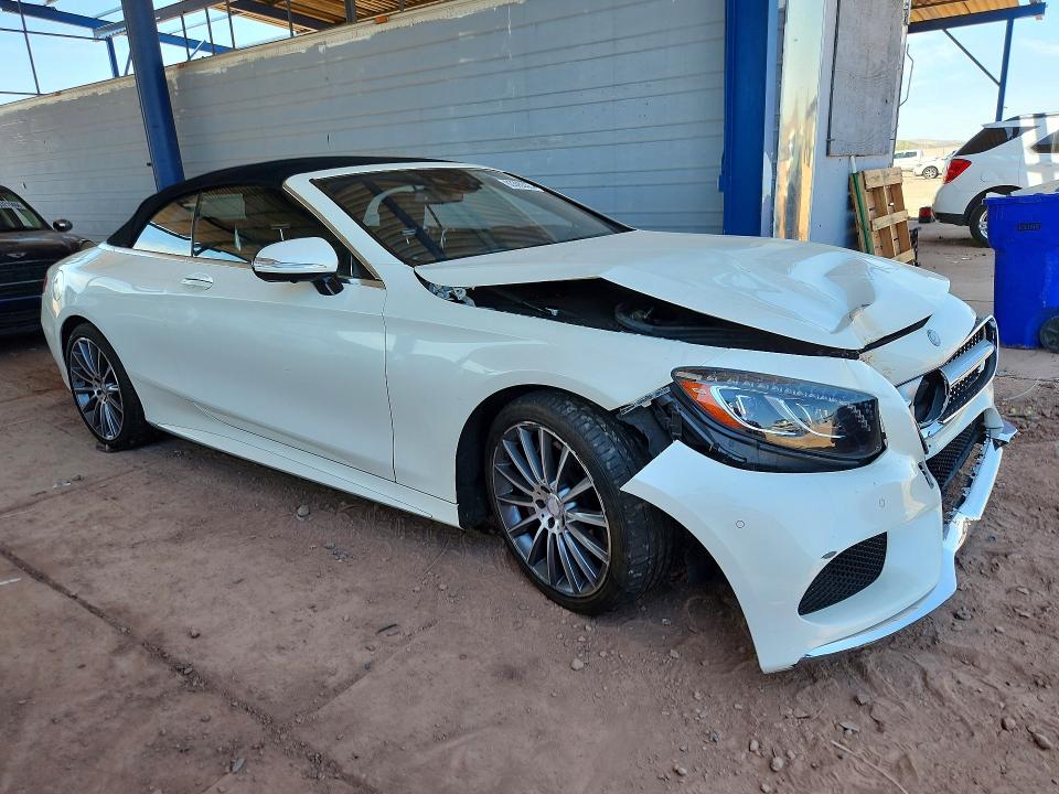 2017 Mercedes-benz VIN WDDXK8CB1HA020841 COPART salvage auction — FRONT END, Az - Certificate Of Title, sold $27,264 on 2026-08-10 (photo 4)