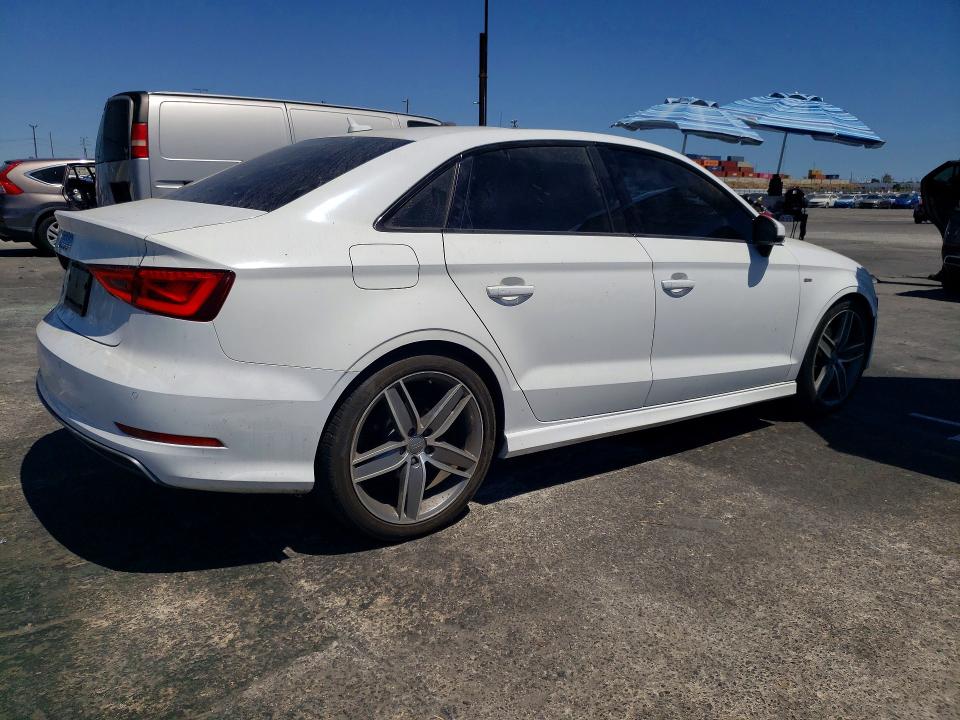 2016 Audi A3 VIN WAUA7GFF9G1071123 COPART salvage auction — FRONT END, Ca - Salvage Certificate, sold $1,950 on 2026-07-17 (photo 3)