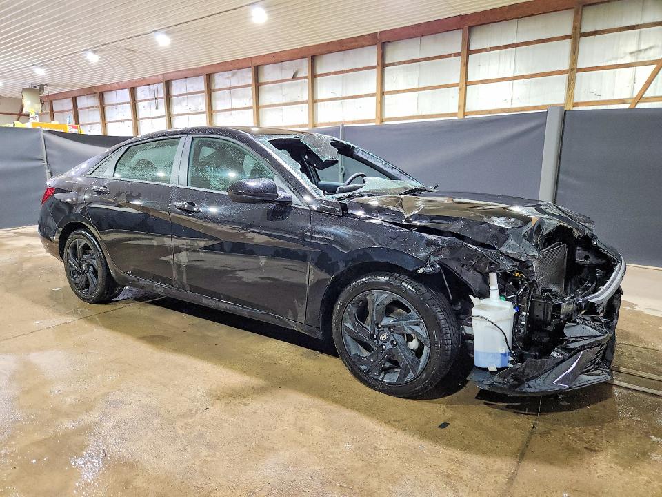 2026 Hyundai Elantra VIN KMHLM4DG6TU099545 COPART salvage auction — FRONT END, OH - CERT OF TITLE-SALVAGE (P), sold $4,000 on 2026-07-13 (photo 4)