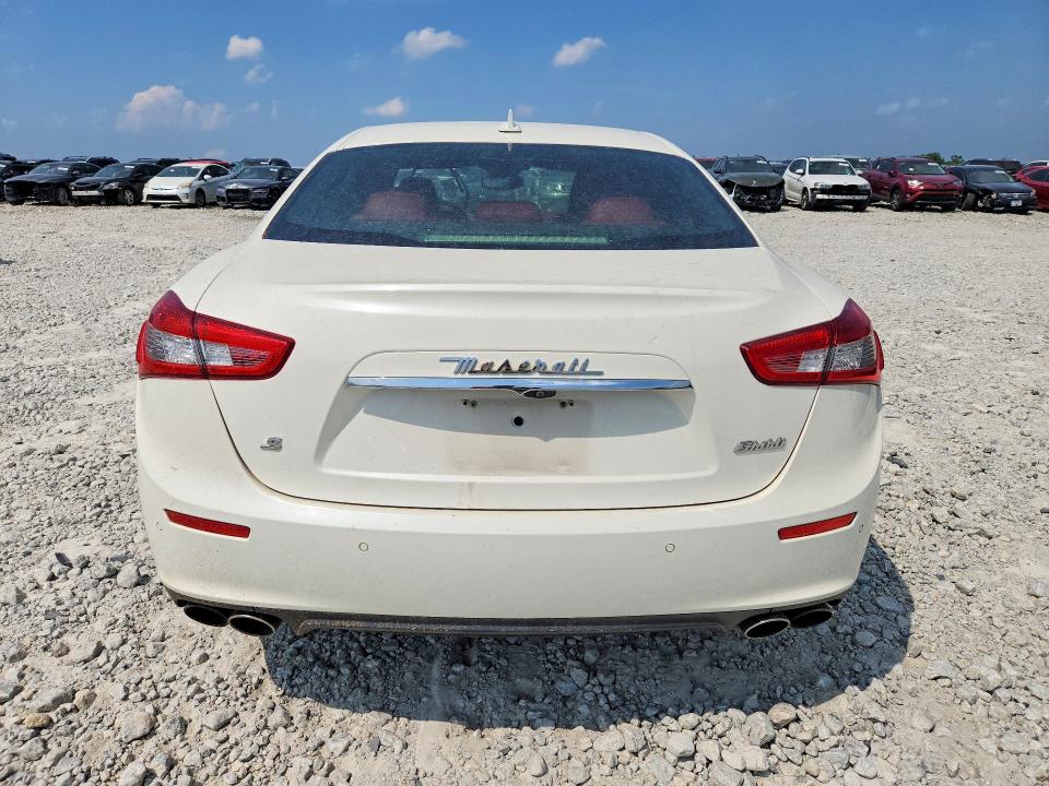 2017 Maserati Ghibli VIN ZAM57RSS1H1212749 COPART salvage auction — MINOR DENT/SCRATCHES, Ga - Cert Of Title-Manufctr Buyback (P), sold $4,700 on 2026-07-20 (photo 6)