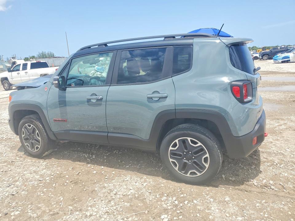 2016 Jeep Renegade VIN ZACCJBCTXGPC92093 COPART salvage auction — FRONT END, FL - CERT OF TITLE SLVG REBUILDABLE, sold $850 on 2026-08-18 (photo 2)