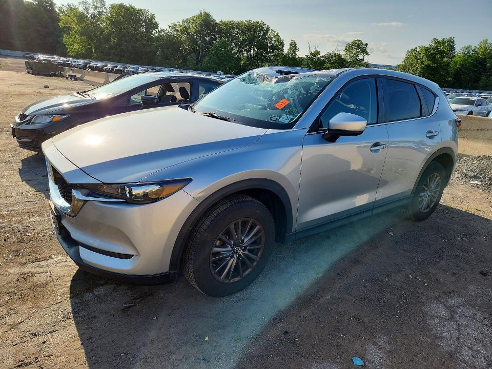 2021 Mazda Cx-5 VIN JM3KFBCM7M1409864 COPART salvage auction — FRONT END, Ny - Mv-907A Salvage Certificate, sold $350 on 2026-07-28 (photo 1)