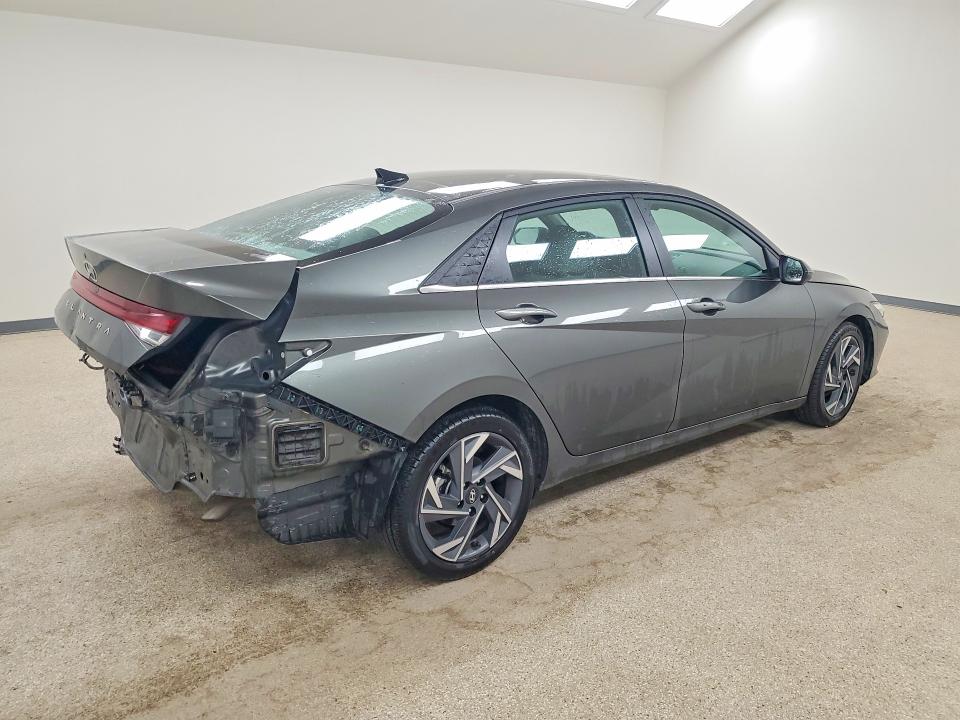 2025 Hyundai Elantra VIN KMHLS4DG0SU905772 COPART salvage auction — REAR END, FL - CERTIFICATE OF TITLE (P), sold $5,200 on 2026-07-13 (photo 3)