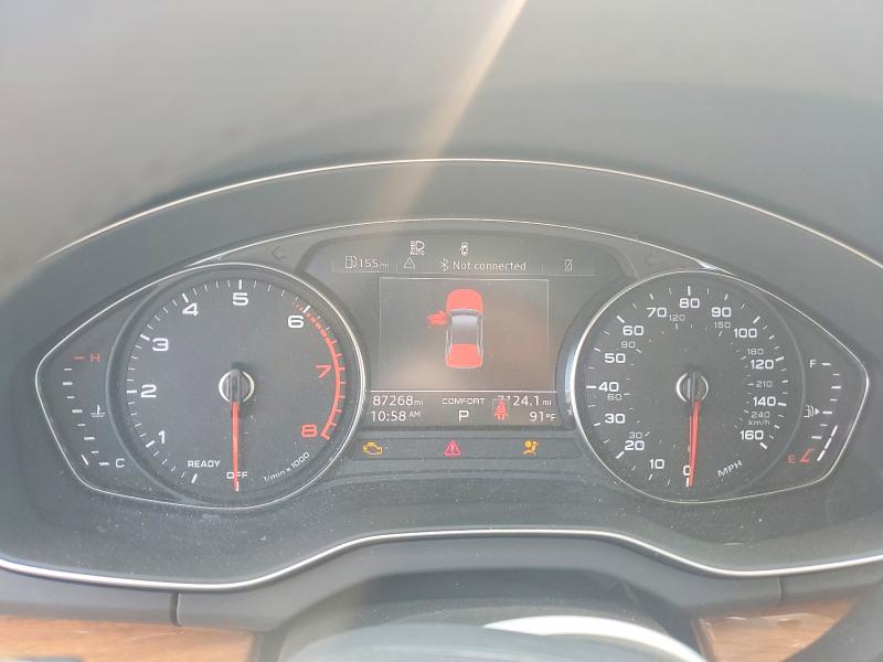 2021 Audi Q5 VIN WA1AAAFY8M2060293 COPART salvage auction — FRONT END, Ct - Cert Of Title-Salvage, sold $7,700 on 2026-07-31 (photo 9)