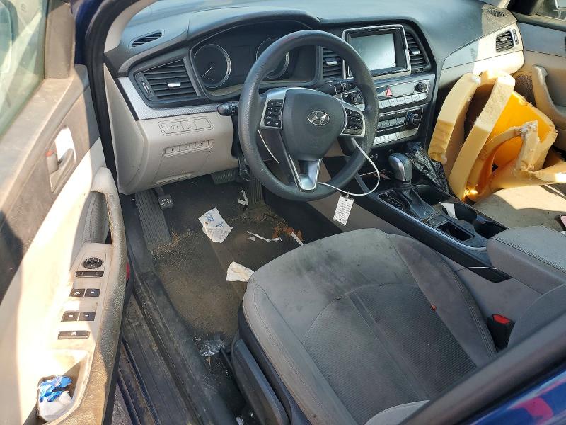 2018 Hyundai Sonata VIN 5NPE24AA5JH720106 COPART salvage auction — FRONT END, Oh - Certificate Of Title (P), sold $2,850 on 2026-07-21 (photo 8)