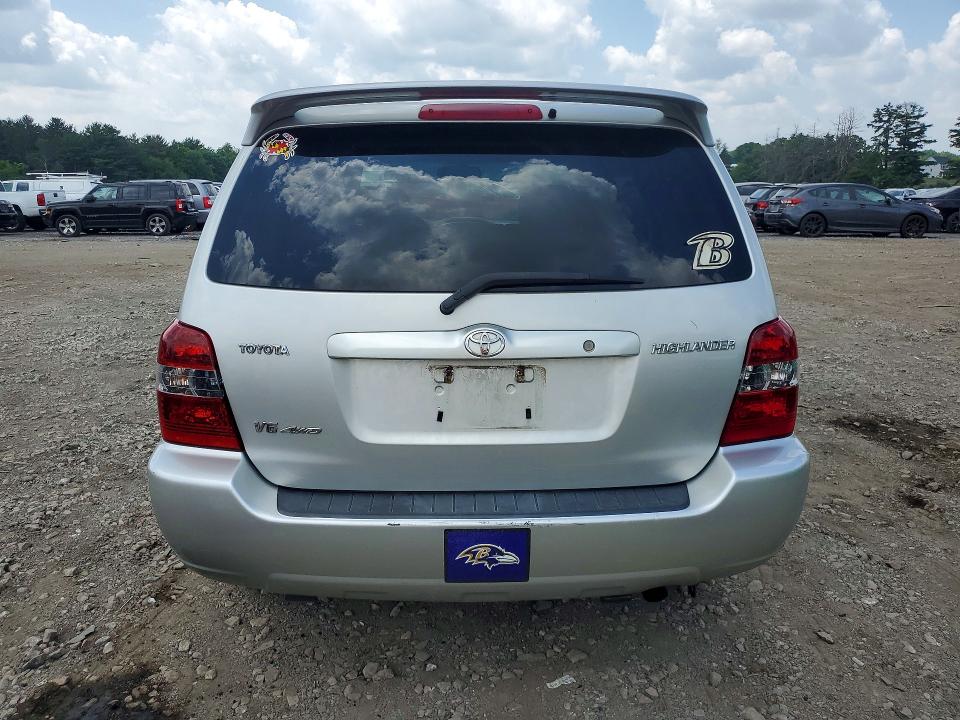 2004 Toyota Highlander VIN JTEEP21A140005178 COPART salvage auction — MECHANICAL, Md - Certificate Of Title, sold $1,750 on 2026-07-20 (photo 6)