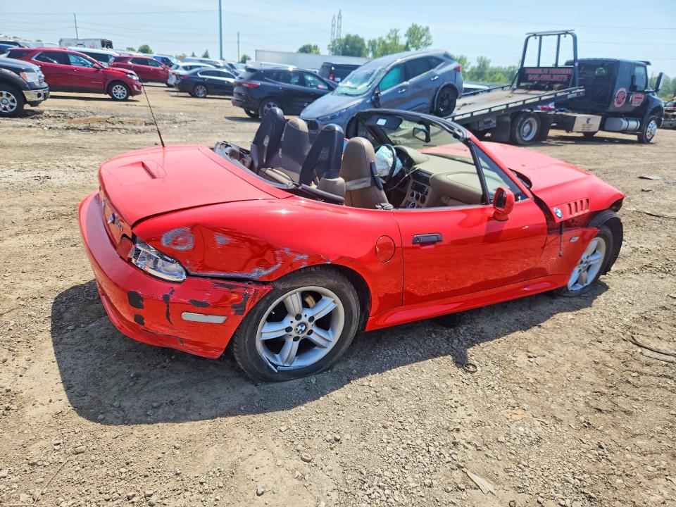 2001 BMW Z3 VIN WBACN33421LK49346 COPART salvage auction — FRONT END, Mi - Certificate Of Title, sold $800 on 2026-08-21 (photo 3)