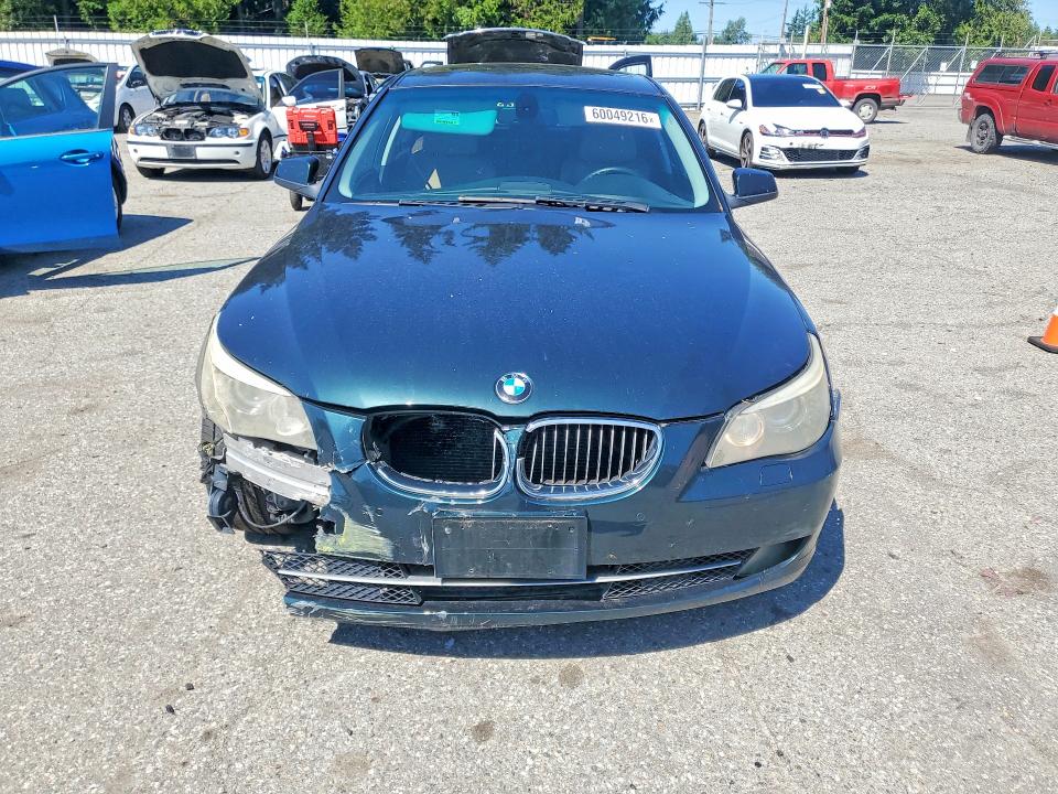 2010 BMW 5 series VIN WBANW1C52AC167331 COPART salvage auction — FRONT END, WA - VEHICLE CERT OF OWNERSHIP-TITL, sold $350 on 2026-07-16 (photo 5)