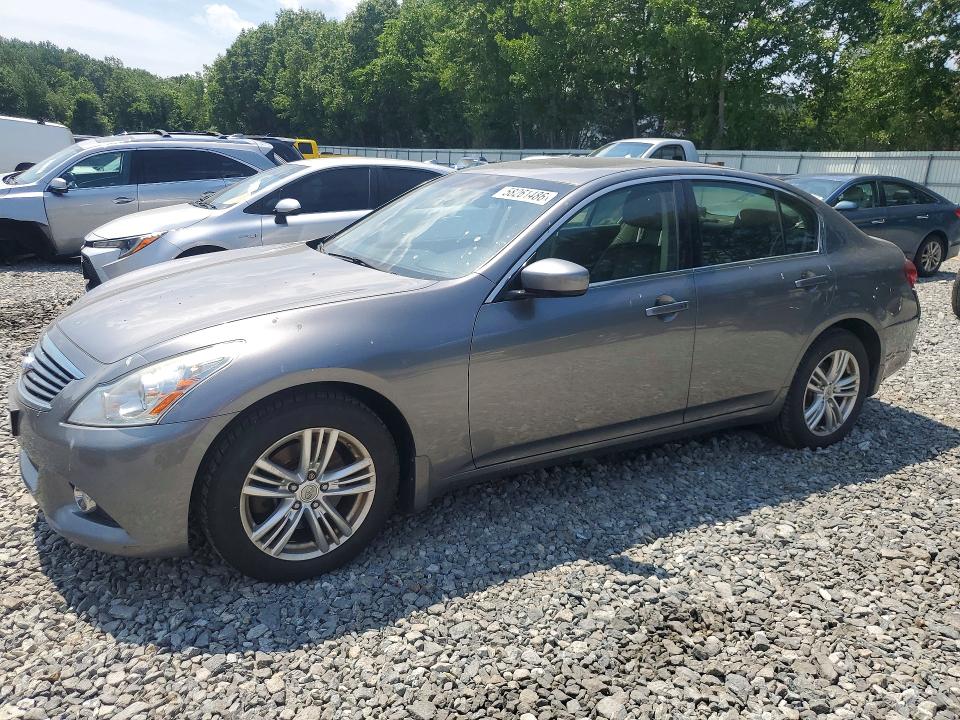 2013 Infiniti G VIN JN1CV6AR3DM766269 COPART salvage auction — REAR END, MA - CERT OF TITLE-RECONSTRCTD COLL, sold $1,850 on 2026-07-22 (photo 1)