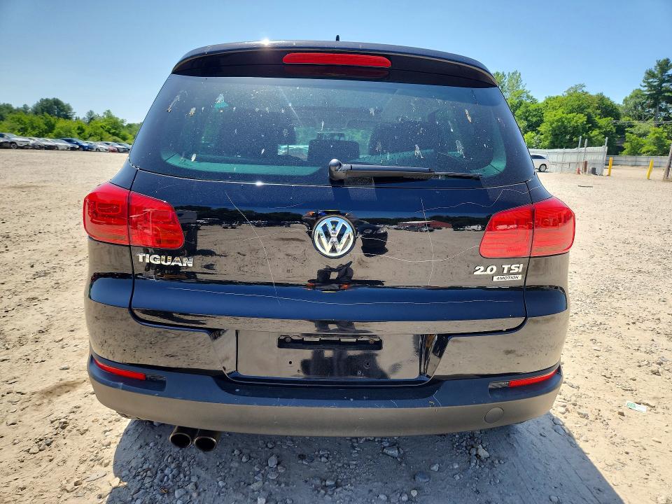 2013 Volkswagen Tiguan VIN WVGBV3AX8DW074661 COPART salvage auction — VANDALISM, Ma - Cert Of Title-Reconstrctd Coll, sold $600 on 2026-07-27 (photo 6)