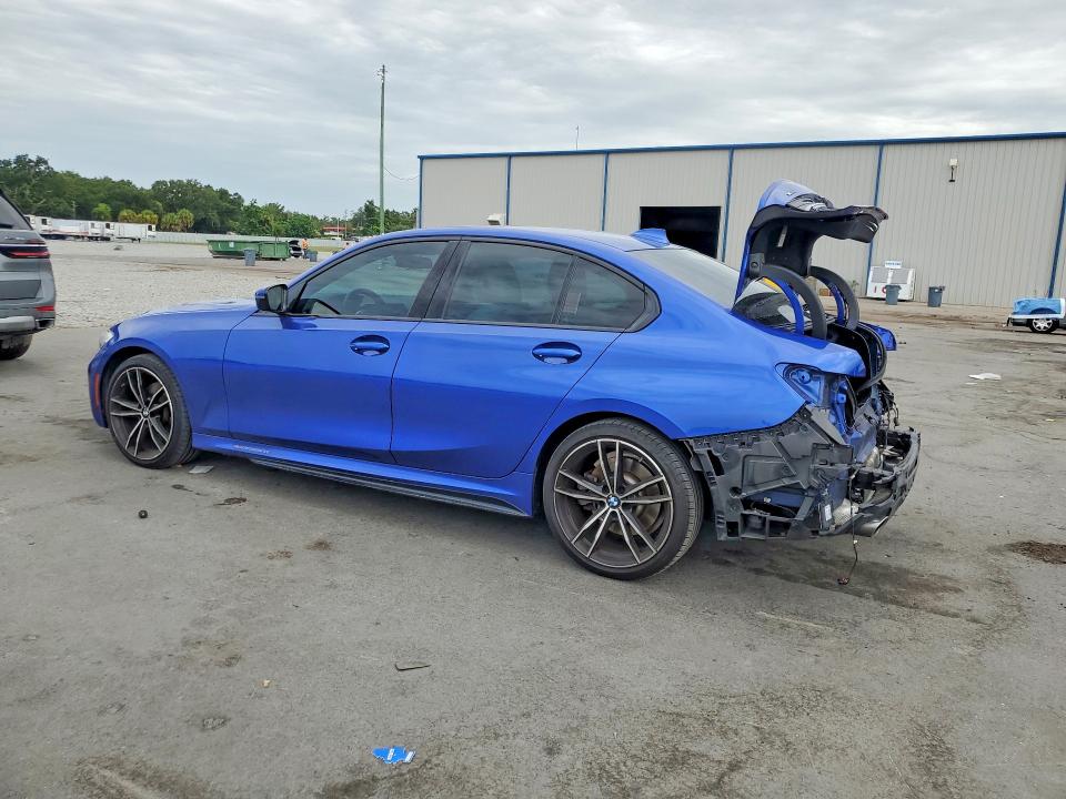 2020 BMW 3er VIN 3MW5R7J06L8B28396 COPART salvage auction — REAR END, Fl - Cert Of Title Slvg Rebuildable, sold $16,200 on 2026-08-31 (photo 2)