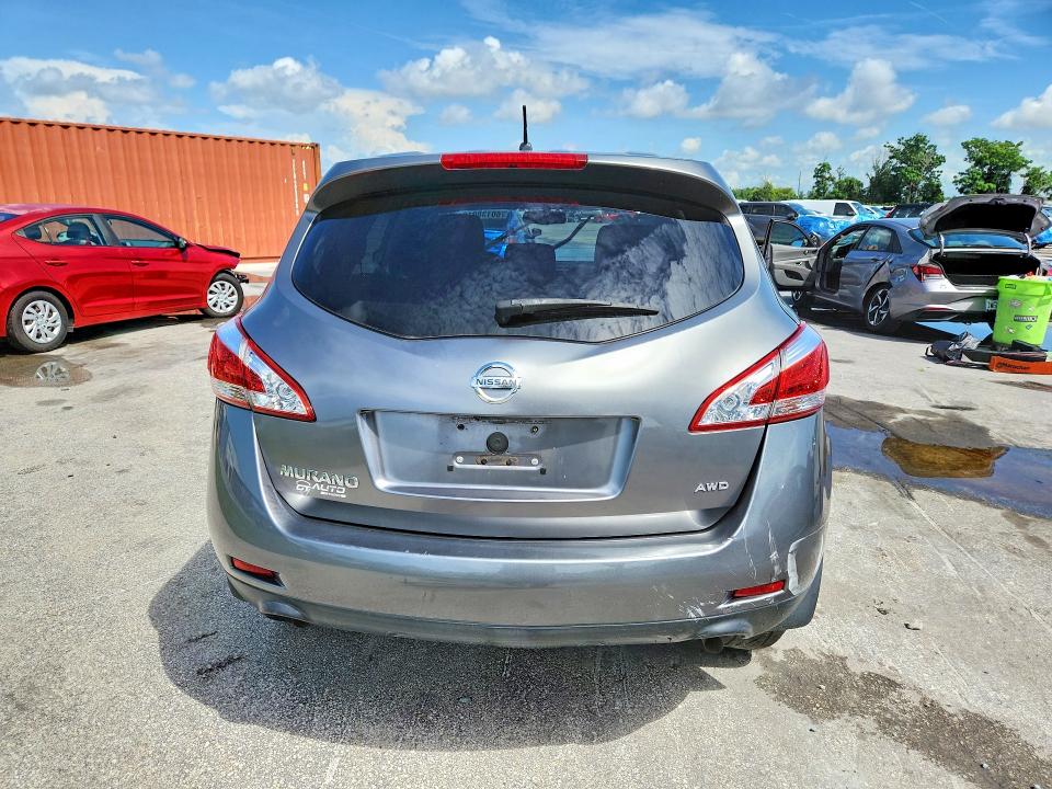 2014 Nissan Murano VIN JN8AZ1MW3EW513069 COPART salvage auction — UNDERCARRIAGE, Fl - Cert Of Title Slvg Rebuildable, sold $375 on 2026-07-21 (photo 6)