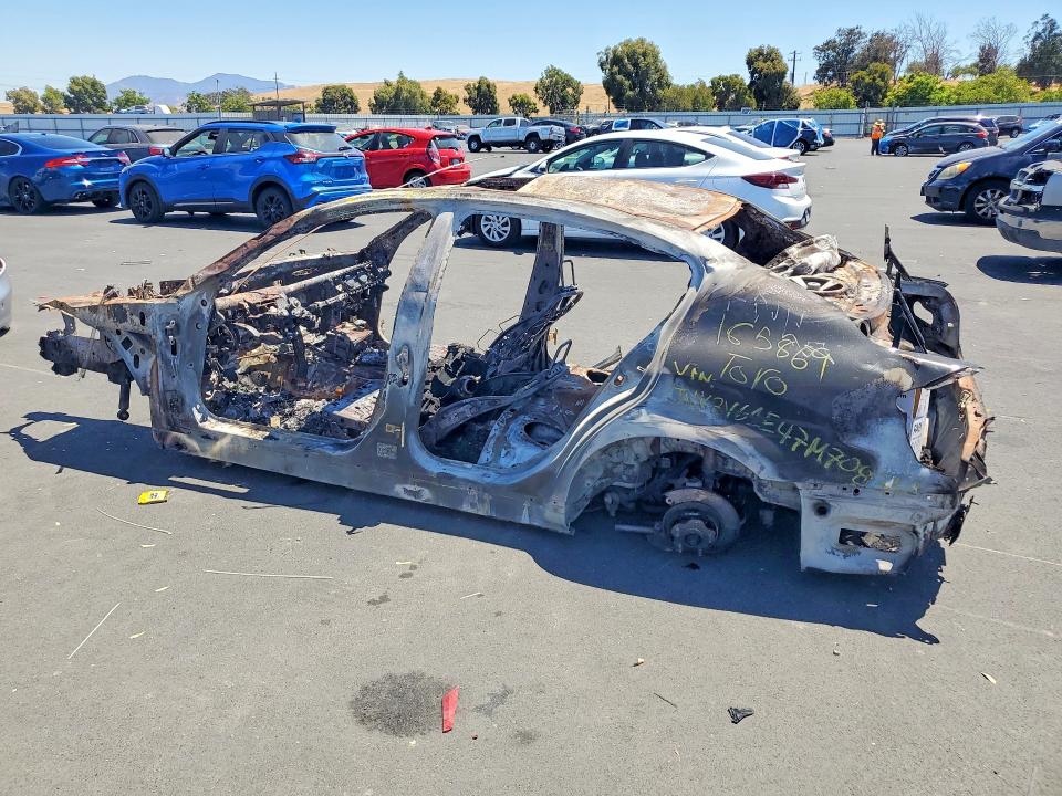 2007 Infiniti VIN JNKBV61E47M708339 COPART salvage auction — BURN, Ca - Non-Repairable Vehicle Cert, sold $50 on 2026-07-22 (photo 2)