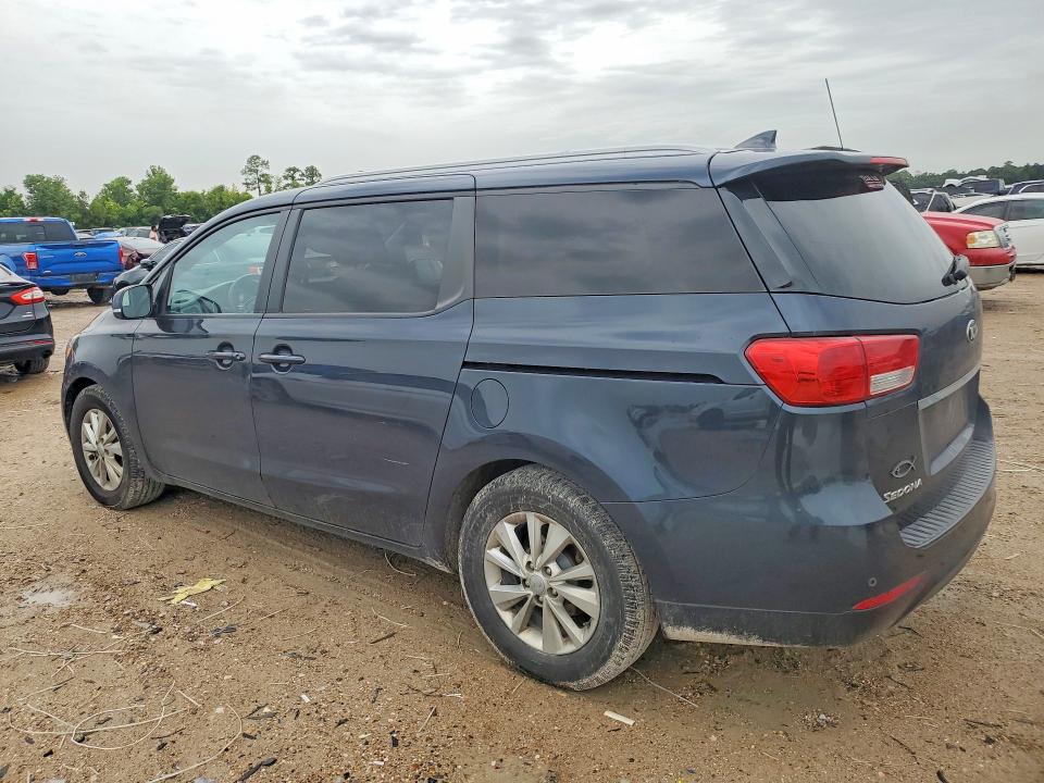 2016 Kia SEDONA VIN KNDMB5C11G6129420 COPART salvage auction — MECHANICAL, TX - CERTIFICATE OF TITLE, sold $725 on 2026-07-17 (photo 2)