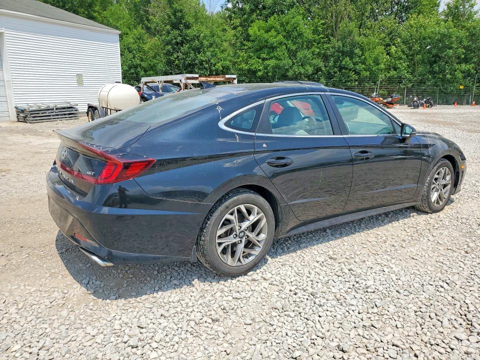 2021 Hyundai Sonata VIN 5NPEL4JA1MH083796 COPART salvage auction — HAIL, Oh - Cert Of Title-Salvage, sold $2,750 on 2026-07-22 (photo 3)