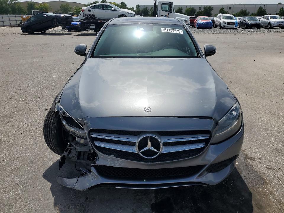 2017 Mercedes-benz C-klasse VIN WDDWF4JB1HR219966 COPART salvage auction — FRONT END, Fl - Cert Of Title Slvg Rebuildable, sold $3,100 on 2026-08-06 (photo 5)