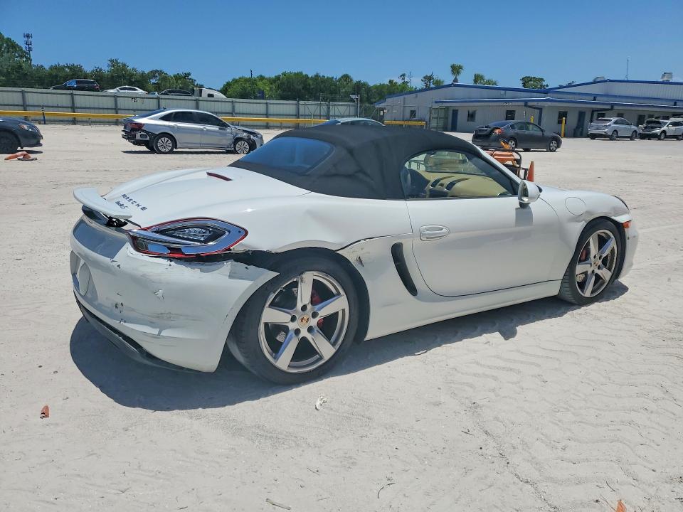 2014 Porsche Boxster VIN WP0CB2A86ES140816 COPART salvage auction — REAR END, Salvage Title, sold $6,400 on 2026-07-22 (photo 3)
