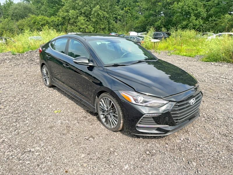 2018 Hyundai Elantra VIN KMHD04LB1JU684892 COPART salvage auction — MECHANICAL, Oh - Certificate Of Title (P), sold $1,450 on 2026-07-16 (photo 1)