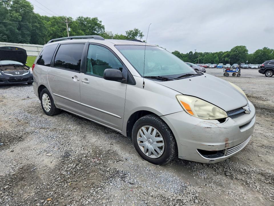 2005 Toyota Sienna VIN 5TDZA23C75S345617 COPART salvage auction — FRONT END, Fl - Dealer Only Clean Title, sold $725 on 2026-07-29 (photo 4)