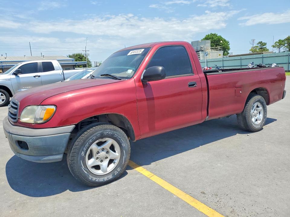 2002 Toyota Tundra VIN 5TBJN321X2S277003 COPART salvage auction — FRONT END, OK - CERTIFICATE OF TITLE, sold $3,900 on 2026-07-15 (photo 1)