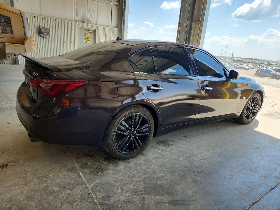 2019 Infiniti Q50 VIN JN1EV7AR4KM550412 COPART salvage auction — MINOR DENT/SCRATCHES, Ne - Cert Of Title-Rebuilt Salvage, sold $2,000 on 2026-07-21 (photo 3)