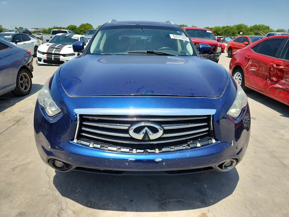 2013 Infiniti Fx VIN JN8CS1MW1DM173668 COPART salvage auction — NORMAL WEAR, Tx - Cert Of Title-Rebuilt Salvage, sold $250 on 2026-07-27 (photo 5)