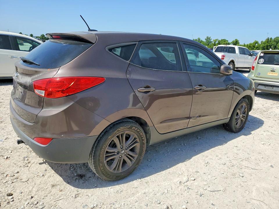 2014 Hyundai Tucson VIN KM8JT3AF8EU851037 COPART salvage auction — MECHANICAL, TX - CERTIFICATE OF TITLE, sold $550 on 2026-07-24 (photo 3)