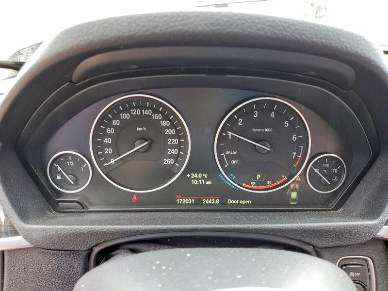 2014 BMW 3 series VIN WBA3B3G5XENR82749 COPART salvage auction — FRONT END, ON - PERMIT NO BRAND - UNFIT, sold $150 on 2026-07-21 (photo 9)