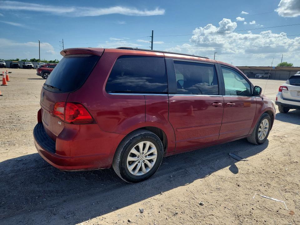 2012 Volkswagen Routan VIN 2C4RVABG3CR193974 COPART salvage auction — NORMAL WEAR, Tx - Certificate Of Title, sold $425 on 2026-07-22 (photo 3)