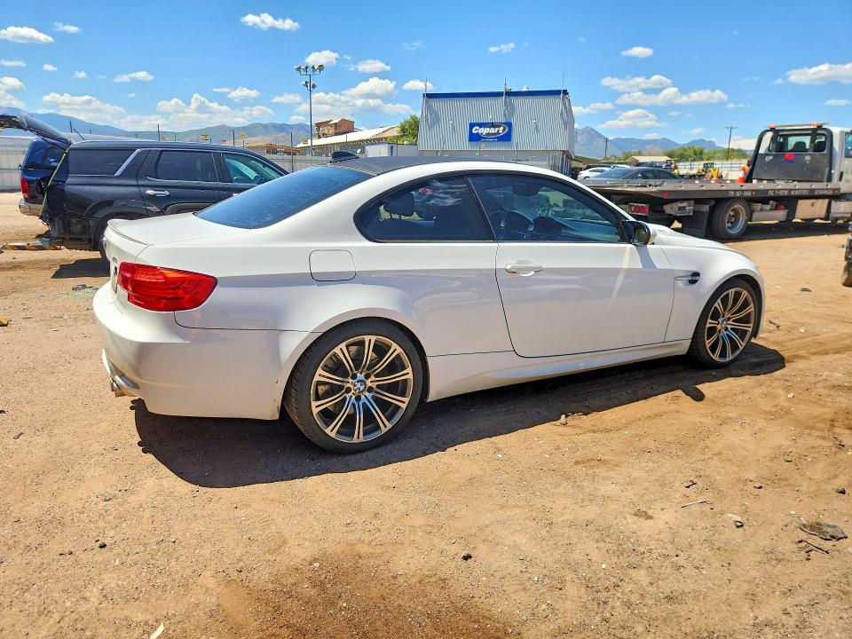 2013 BMW M3 VIN WBSKG9C53DJ593782 COPART salvage auction — MECHANICAL, CO - DIS/DLR/EXP ONLY CLEAN TITLE, sold $4,900 on 2026-08-03 (photo 3)
