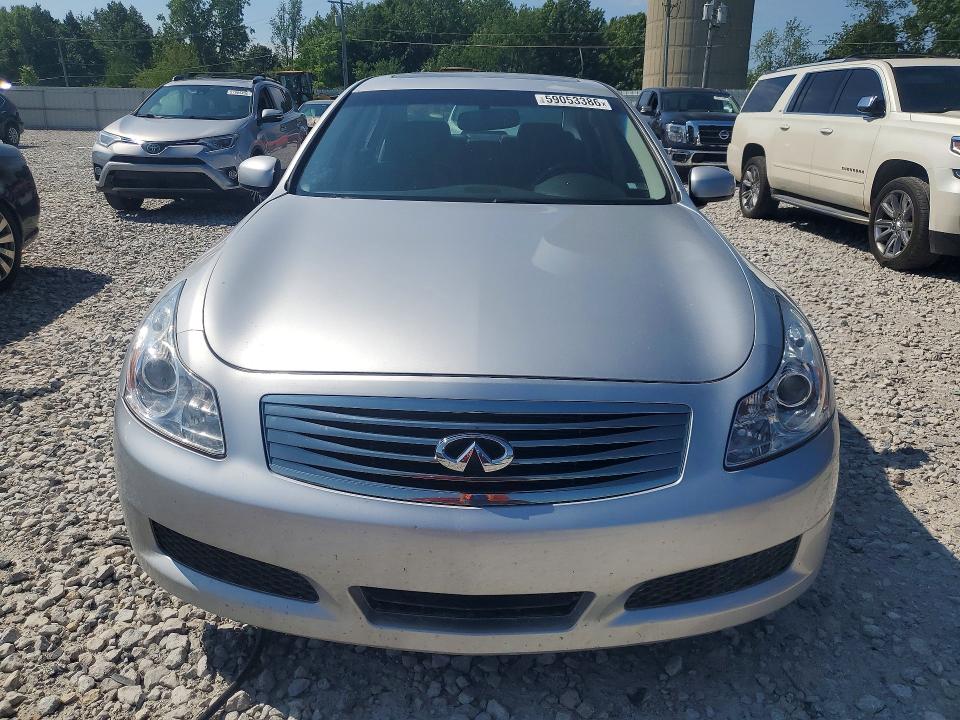 2007 Infiniti G VIN JNKBV61F27M814099 COPART salvage auction — FRONT END, Mi - Certificate Of Title, sold $3,050 on 2026-07-23 (photo 5)