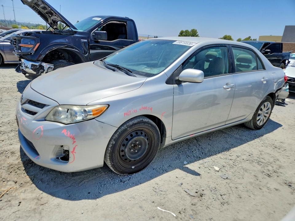 2012 Toyota Corolla VIN 5YFBU4EE9CP060930 COPART salvage auction — REAR END, Ca - Salvage Certificate, sold $2,000 on 2026-07-15 (photo 1)