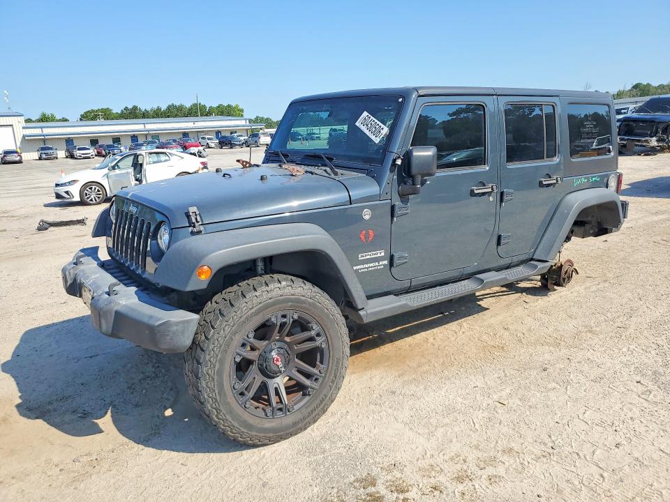 2017 Jeep Wrangler / VIN 1C4BJWDG1HL662468 — COPART salvage auction photo
