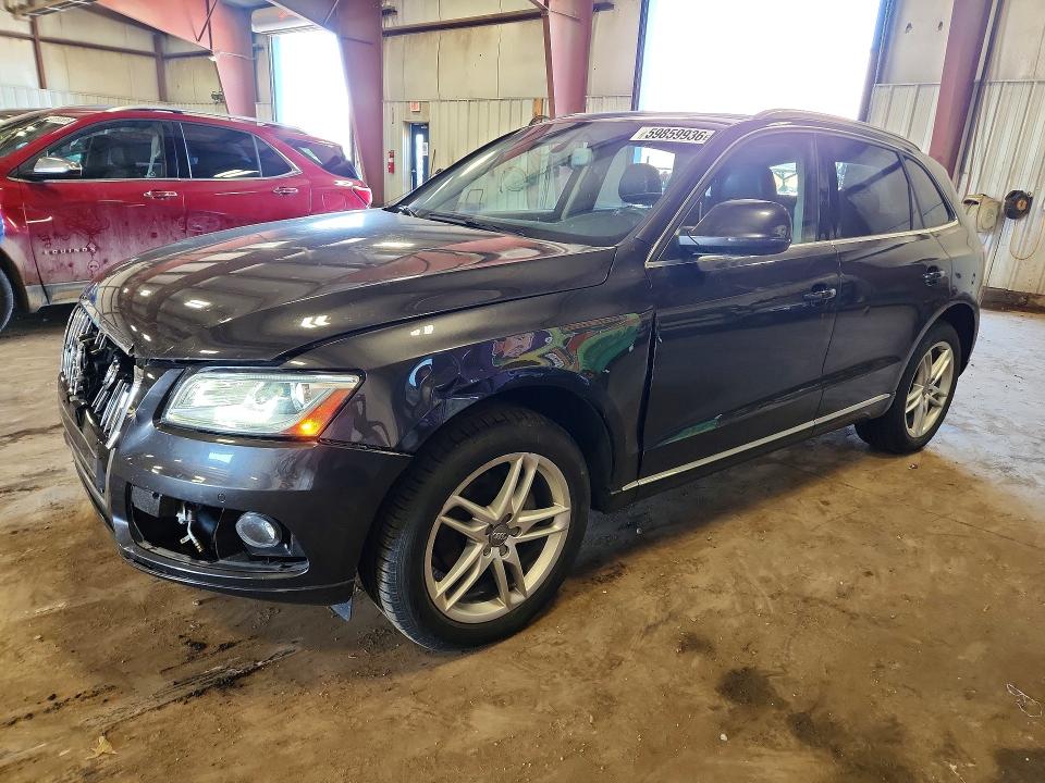 2014 Audi VIN WA1LFAFP3EA119419 COPART salvage auction — FRONT END, Mi - Certificate Of Title, sold $625 on 2026-07-24 (photo 1)