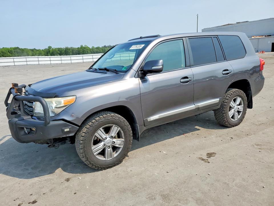 2013 Toyota Land cruiser VIN JTMHY7AJ8D4013332 COPART salvage auction — DAMAGE HISTORY, VA - CERTIFICATE OF TITLE, sold $17,500 on 2026-07-29 (photo 1)