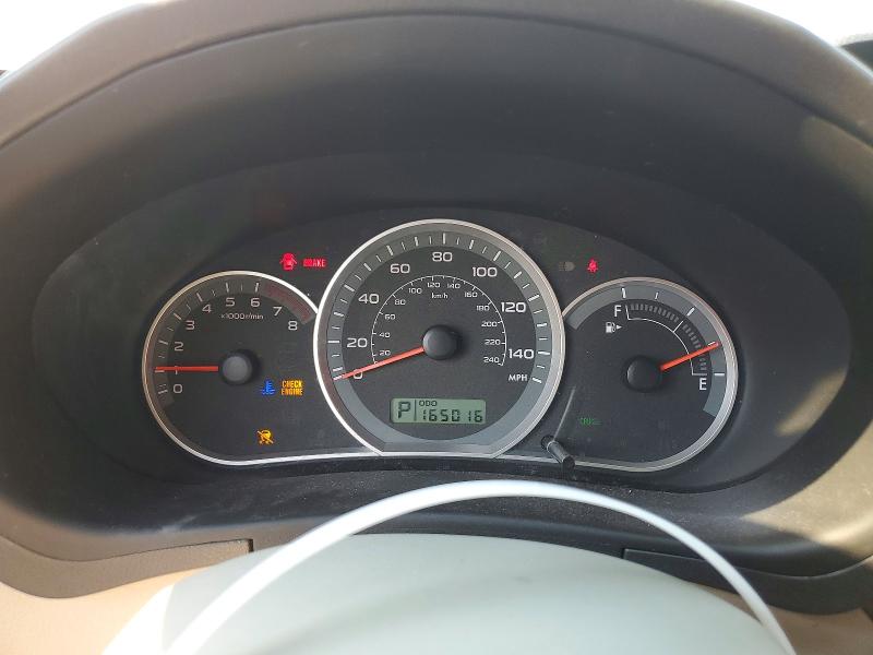 2008 Subaru Impreza VIN JF1GE61648H515169 COPART salvage auction — REAR END, WA - BILL OF SALE, sold $275 on 2026-07-27 (photo 9)