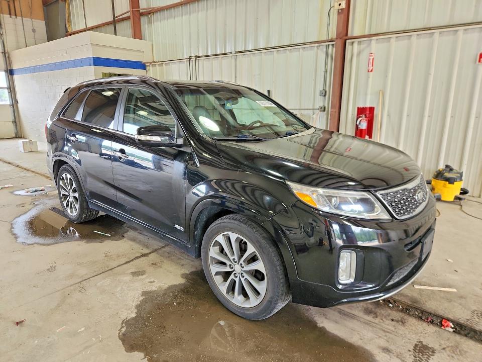 2015 Kia Sorento VIN 5XYKWDA79FG653228 COPART salvage auction — REAR END, Va - Cert Of Title - Salvage, sold $1,750 on 2026-07-24 (photo 4)