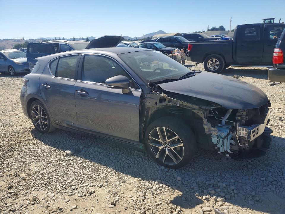 2016 Lexus Ct 200 VIN JTHKD5BH8G2266800 COPART salvage auction — FRONT END, Ca - Salvage Certificate, sold $2,200 on 2026-07-28 (photo 4)