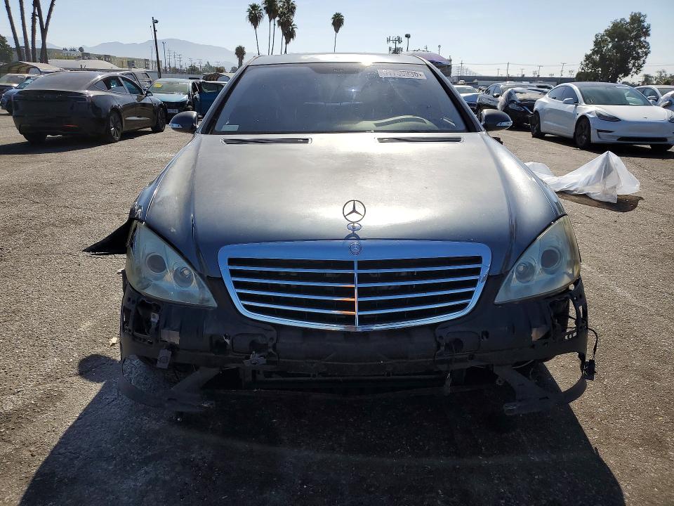 2008 Mercedes-benz S class VIN WDDNG71X68A234659 COPART salvage auction — FRONT END, CA - SALVAGE CERTIFICATE, sold $850 on 2026-07-31 (photo 5)