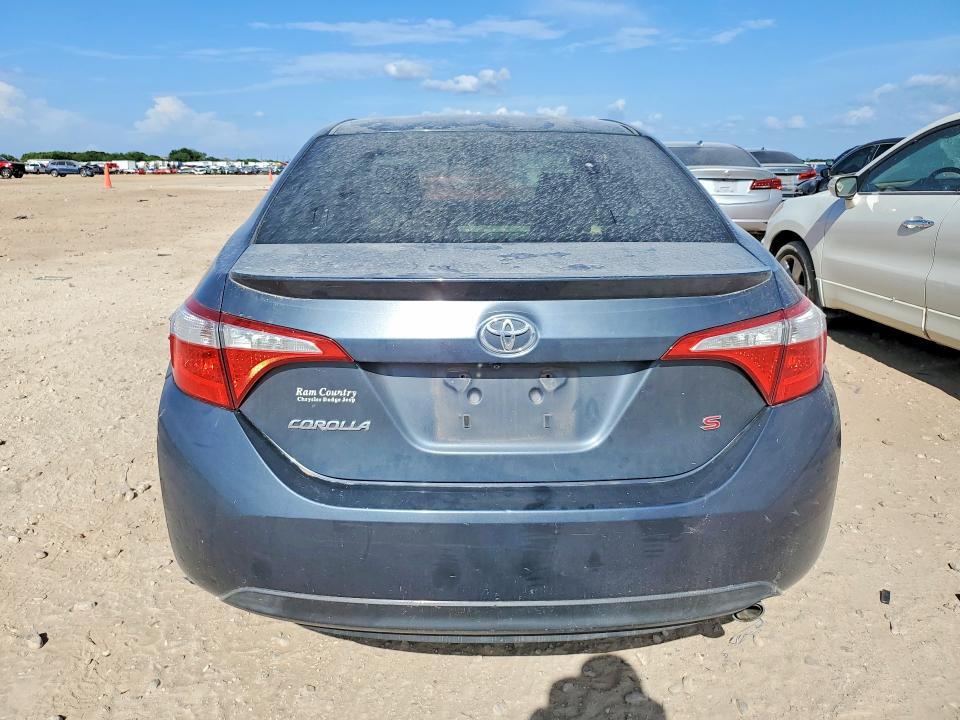 2014 Toyota Corolla VIN 5YFBURHE6EP152573 COPART salvage auction — FRONT END, Tx - Salvage Vehicle Title, sold $2,200 on 2026-07-23 (photo 6)
