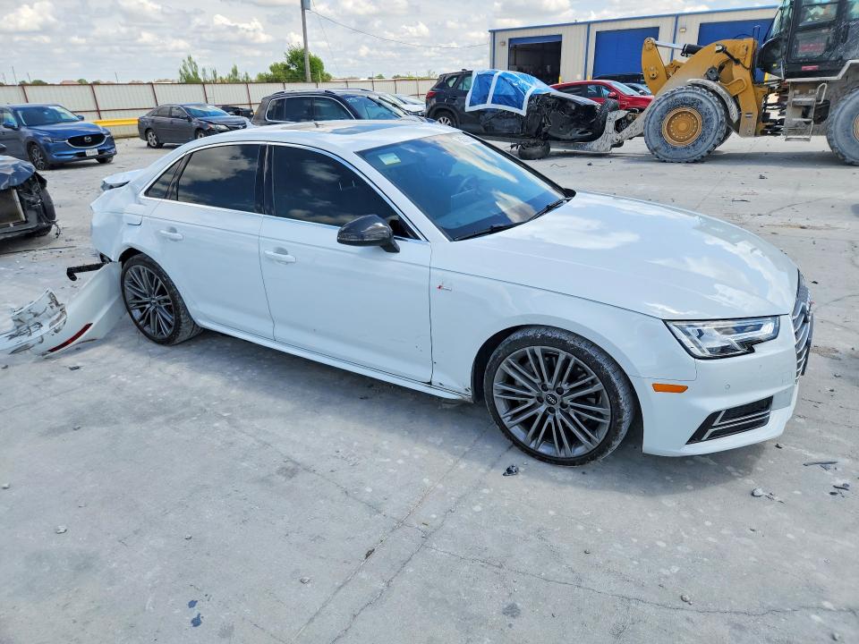 2017 Audi A4 VIN WAUPNAF44HA178271 COPART salvage auction — REAR END, TX - SALVAGE VEHICLE TITLE (P), sold $5,300 on 2026-07-17 (photo 4)