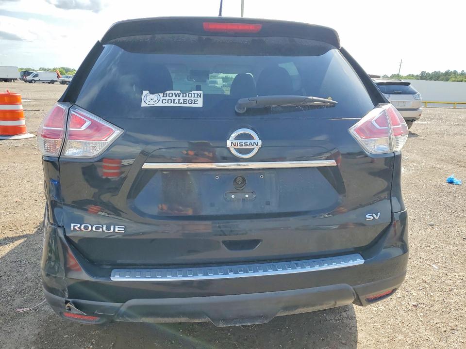 2015 Nissan Rogue VIN KNMAT2MT7FP524791 COPART salvage auction — FRONT END, TX - SALVAGE VEHICLE TITLE (P), sold $100 on 2026-07-16 (photo 6)