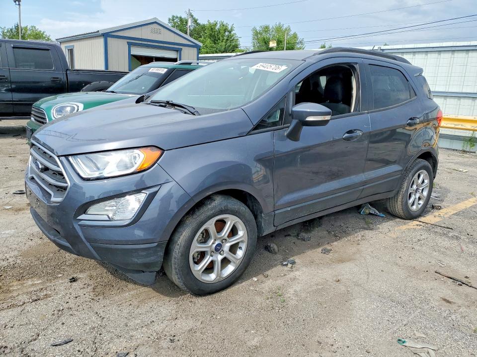 2021 Ford Ecosport VIN MAJ3S2GE8MC444886 COPART salvage auction — FRONT END, IL - CERTIFICATE OF TITLE, sold $1,100 on 2026-07-27 (photo 1)