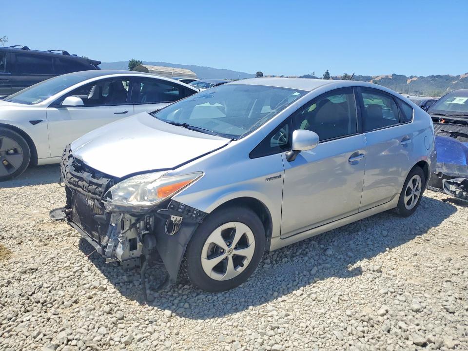 2012 Toyota Prius VIN JTDKN3DU6C1612971 COPART salvage auction — FRONT END, Ca - Salvage Certificate, sold $1,800 on 2026-07-14 (photo 1)