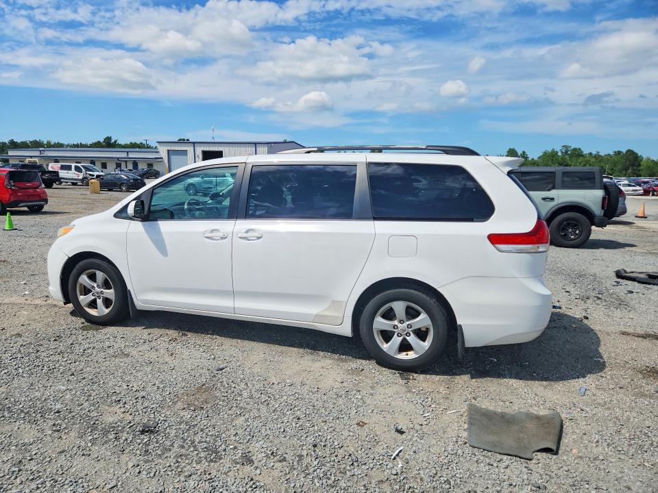 2012 Toyota Sienna VIN 5TDKK3DC0CS210821 COPART salvage auction — FRONT END, SC - DEALER ONLY CLEAN TITLE, sold $4,600 on 2026-07-27 (photo 2)